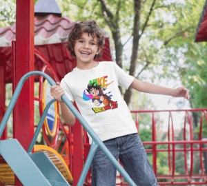 Tricou copii din bumbac personalizat haios cu Dragon Ball Z - Cadou - Img 3