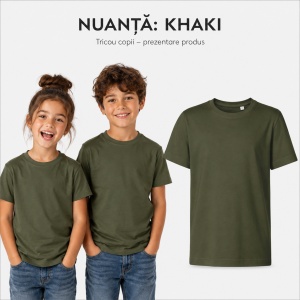 Tricou Copii Edge Malfini – 100% Bumbac, Confortabil, Fete și Băieți, 6 Culori - Img 13