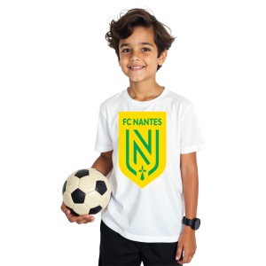 Tricou copii FC Nantes din bumbac 100%