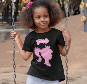 Tricou copii haios personalizat - Princess - din bumbac, personalizat - Cadou - Img 2