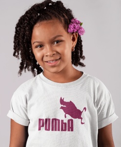 Tricou copii haios personalizat - Pumba - din bumbac, personalizat - Cadou