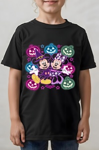 Tricou copii - NEON MICKEY & MINNIE - tricou, copii
