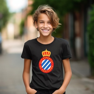 Tricou copii RCD Espanyol din bumbac 100% - Img 6