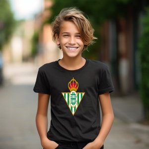 Tricou copii Real Betis Sevilla din bumbac 100% - Img 6
