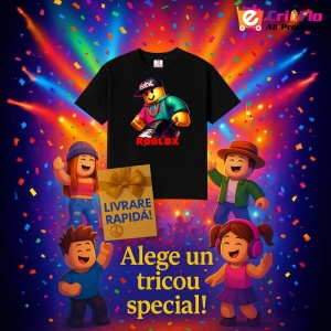 Tricou Copii Roblox Blazer Relaxat din bumbac 100% - Img 7