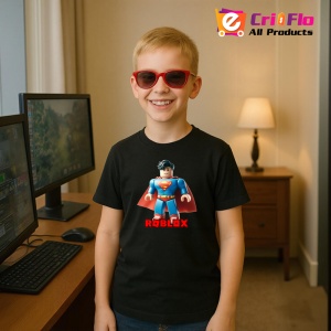 Tricou Copii Roblox Flacara Urbana din bumbac 100% - Img 6