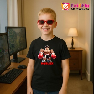 Tricou Copii Roblox Luptatorul Urban din bumbac 100% - Img 5