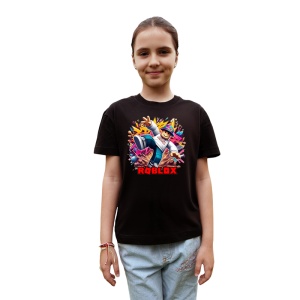 Tricou Copii Roblox Robotul Blaster din bumbac 100% - Img 2