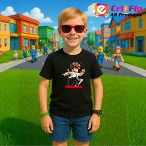 Tricou Copii Roblox Sabia De De├¿ΓäóErt din bumbac 100% - Img 4