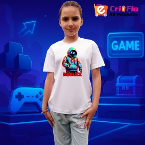 Tricou Copii Roblox Saritorul Cyber din bumbac 100% - Img 7