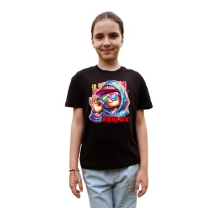 Tricou Copii Roblox Trage Retrostil din bumbac 100% - Img 2