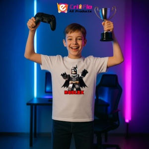 Tricou Copii Roblox Trageri Grele din bumbac 100% - Img 8