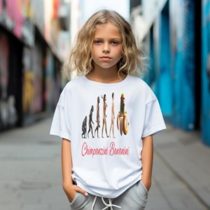 Tricou Copii Tralalelo Tra la la Chimpanzini Bananini - Italian Brainrot Meme Gen Z T-Shirt - Img 4