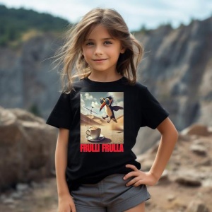 Tricou Copii Tralalelo Tra la la Frulli Frulla - Italian Brainrot Meme T-Shirt