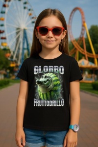 Tricou Copii Tralalelo Tra la la Glorbo Fruttodrillo T-Shirt - Img 3