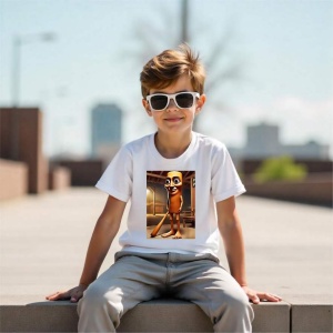 Tricou Copii Tralalelo Tra la la Tung Tung Tung Sahur - Italian Brainrot Meme T-Shirt (1) - Img 1