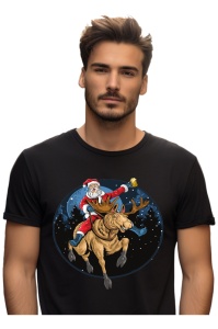 Tricou Craciun Barbat - Beer Santa