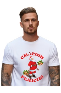 Tricou Craciun Barbat - MERRY CHRISTMAS SANTA !