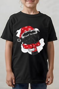 Tricou Craciun copii - Christmas Cat - Img 2