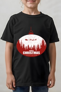 Tricou Craciun copii - Christmas Globe - Img 2