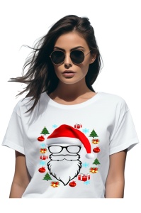 Tricou Craciun dama - Santa's Beard