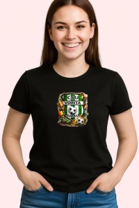 Tricou Csu Vointa Sibiu Emblema Fotbal Romania, din bumbac 100%, tricou negru Copii | Dama | Barbat - Img 3