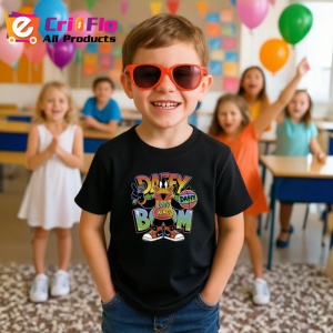 Tricou Daffy si Bugs boom graffiti duo stil hip-hop Copii | Dama | Barbat, negru - Img 8