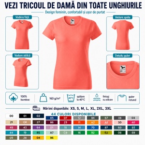 Tricou damă cambrat pentru femei - Img 9