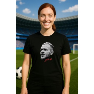 Tricou Dama cu fotbalistul Federico Dimarco-Inter Milano din bumbac 100% - Img 5
