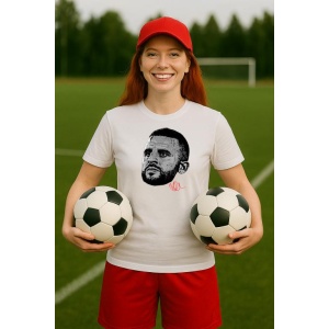 Tricou Dama cu fotbalistul Kyle Walker-Manchester City din bumbac 100% - Img 4