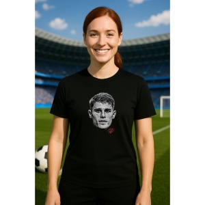 Tricou Dama cu fotbalistul Micky van de Ven-Tottenham Hotspur din bumbac 100% - Img 5