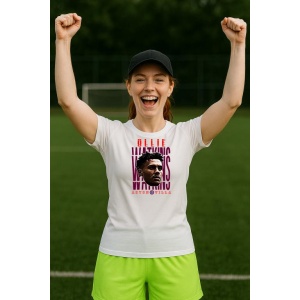 Tricou Dama cu fotbalistul Oliver George Arthur Watkins-Aston Villa din bumbac 100% - Img 9