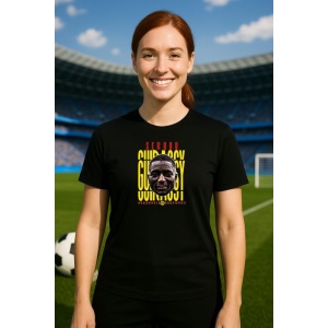 Tricou Dama cu fotbalistul Serhou Yadaly Guirassy-Borussia Dortmund din bumbac 100% - Img 5