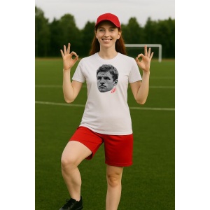 Tricou Dama cu fotbalistul Thomas Muller-Bayern Munchen din bumbac 100% - Img 11
