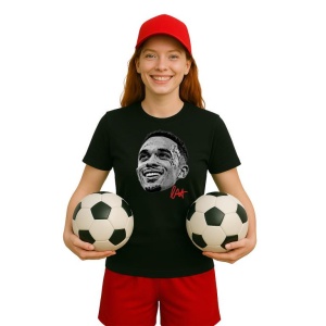 Tricou Dama cu fotbalistul Trent Alexander-Arnold-Liverpool FC din bumbac 100%