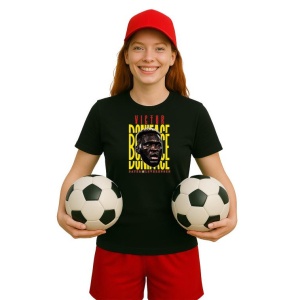 Tricou Dama cu fotbalistul Victor Okoh Boniface-Bayer Leverkusen din bumbac 100% - Img 5