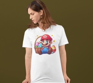 Tricou Dama Haios Personalizat - Easter Mario - Cadou - Img 3