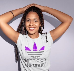 Tricou dama haios personalizat - Tehnician Unghii - din bumbac, personalizat - Cadou