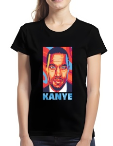 Tricou dama - Kanye Color Splash