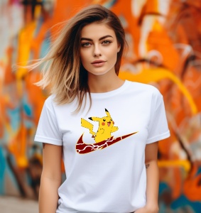 Tricou dama personalizat cu Pokemon Dancing Now