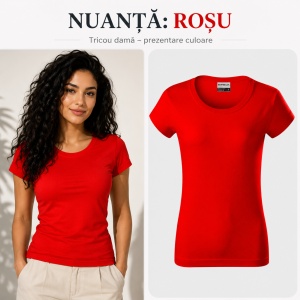 Tricou Damă Rimeck Resist Heavy R04 – 100% Bumbac, 200 g/m², Croială Cambrată, S–3XL - Img 16
