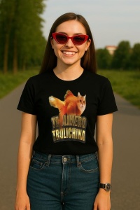 Tricou Dama Tralalero TraLaLa cu Boneca Ambalubu Funny Italian Brainrot Meme Humor Gen Z - Img 4