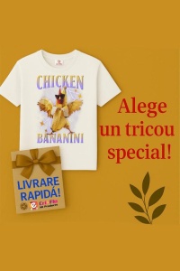 Tricou Dama Tralalero TraLaLa cu Chicken Bananini Italian Brainrot Meme Gen Z - Img 9