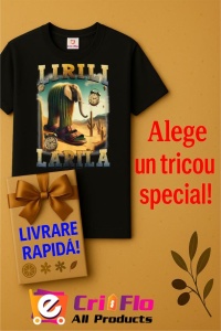 Tricou Dama Tralalero TraLaLa cu Lirili Larila Funny Italian Brainrot Meme Cactus Elephant - Img 8