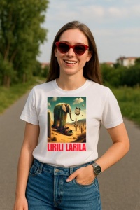 Tricou Dama Tralalero TraLaLa cu Lirili Larila Italian Brainrot Meme