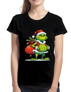 Tricou dama - WINTER GRINCH - Img 2