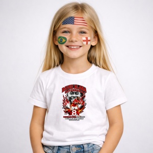 Tricou David Alaba Austria World Cup Fifa 2026, din bumbac 100%, tricou alb, Copii | Dama | Barbat - Img 2