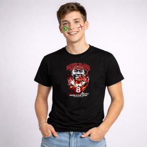 Tricou David Alaba Austria World Cup Fifa 2026, din bumbac 100%, tricou negru, Copii | Dama | Barbat