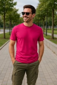 Tricou din bumbac bărbați Classic New 132 - Img 27