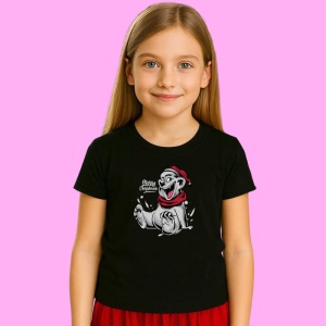 Tricou Dog Santa, din bumbac 100% Copii | Dama | Barbat